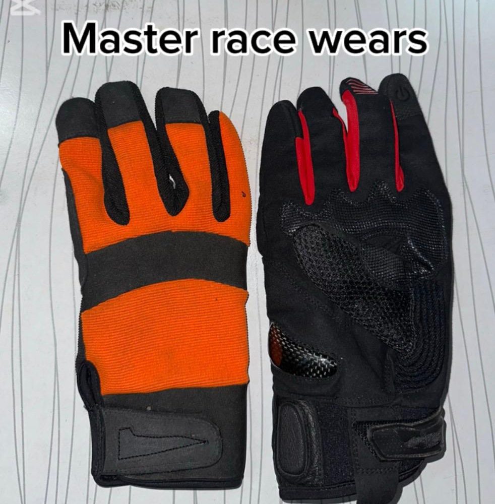 mechanic gloves.